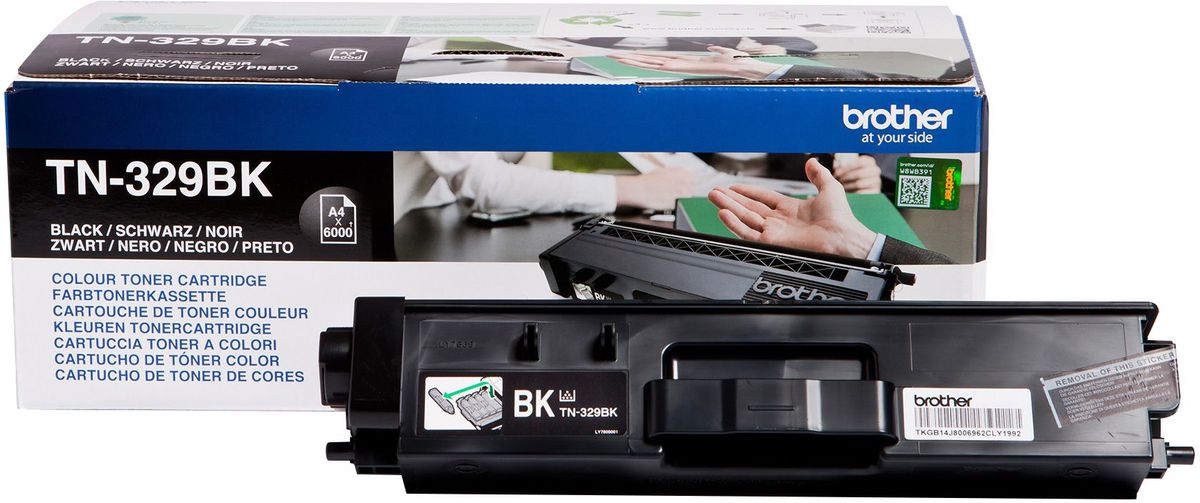 Brother TN-329BK, 6000 Seiten, Schwarz, 1 Stück(e)