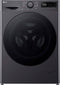 LG V5WD95SLIMB, Frontlader, Freistehend, Schwarz, Links, Medium black, Schwarz