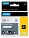DYMO IND Flexibles Nylonband, Schwarz auf weiss, Mehrfarbig, Nylon, -10 - 80 °C, UL 969, DYMO