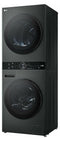 LG WT1210BBF, Frontlader, Freistehend, Schwarz, Links, Schwarz, Berührung